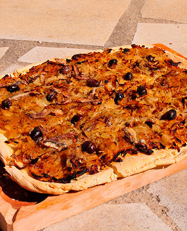 Pissaladière, spécialité provençale