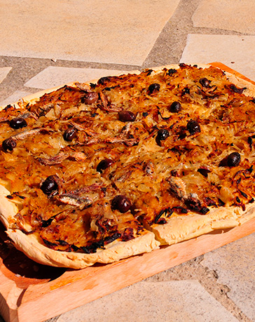 Pissaladière, spécialité provençale